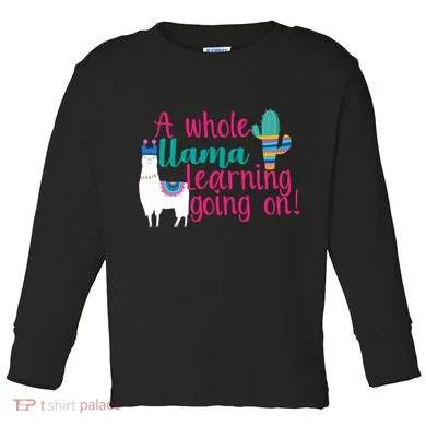 Learning Llama Toddler Long Sleeve