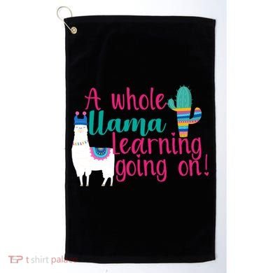 Learning Llama Golf Towel