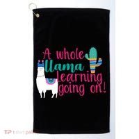 Learning Llama Golf Towel thumb 0