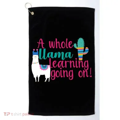 Learning Llama Golf Towel