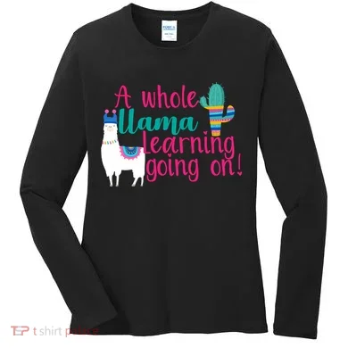 Learning Llama Women's Long Sleeve Shirt