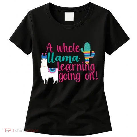 Learning Llama Women's T-Shirt in the selected color
