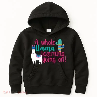 Learning Llama Kids Hoodie