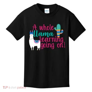 Learning Llama Kids T-Shirt