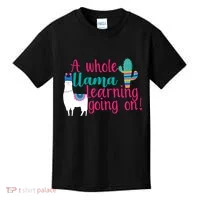 Learning Llama Kids T-Shirt thumb 0