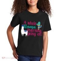 Learning Llama Kids T-Shirt thumb 2