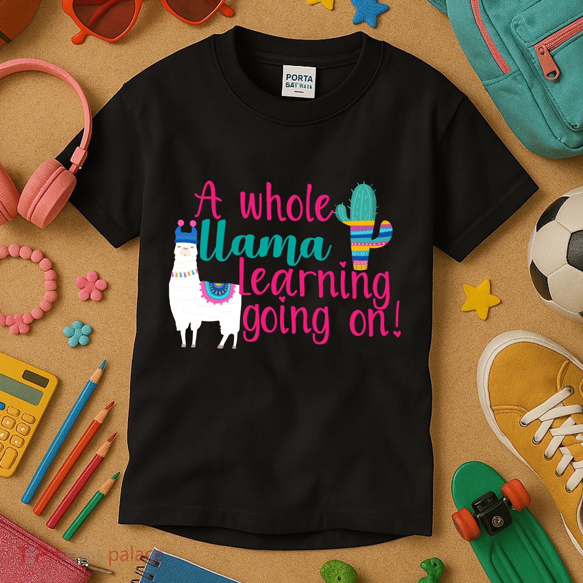 Learning Llama Kids T-Shirt