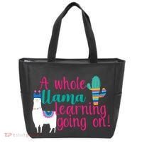 Learning Llama Tote Bag thumb 0