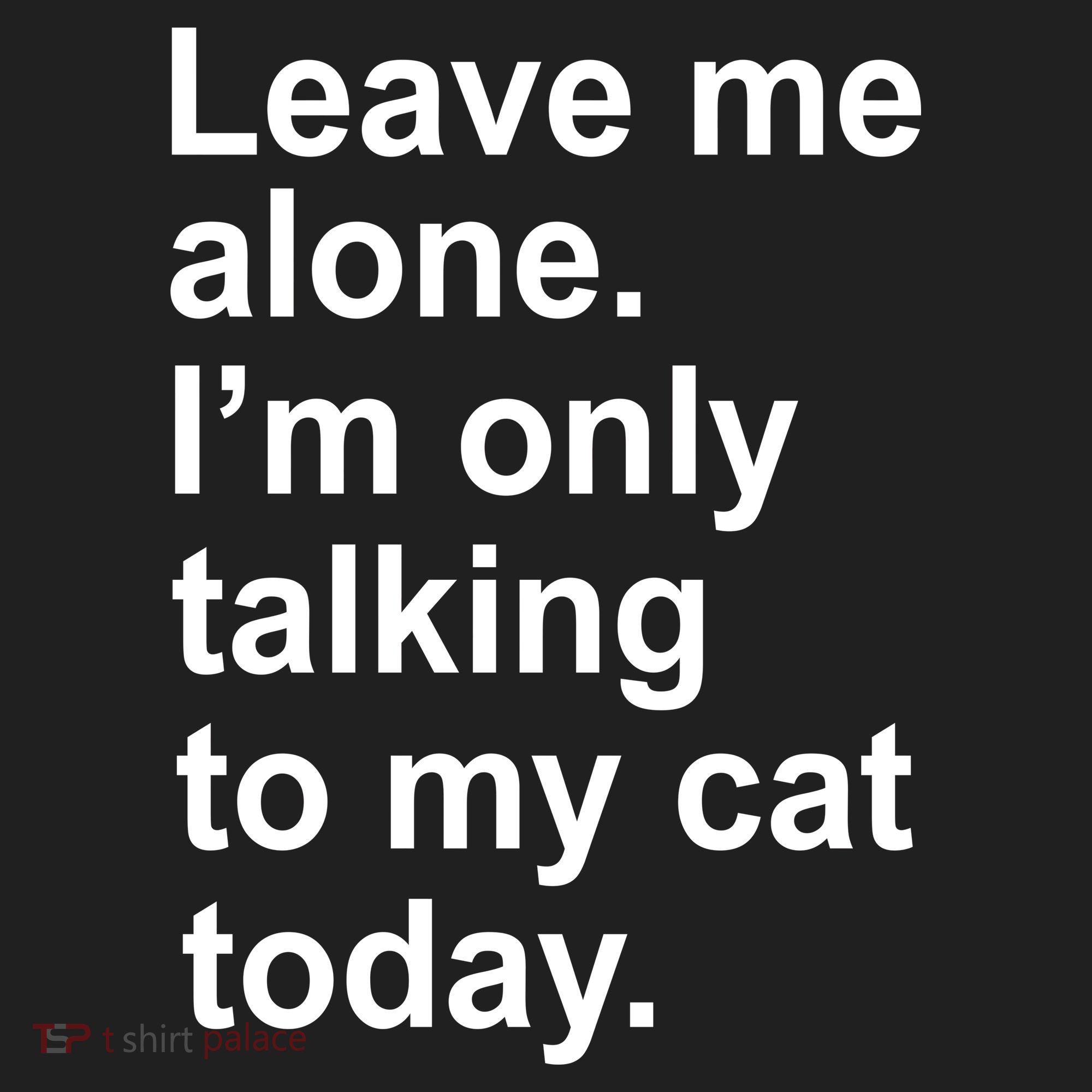 Leave Me Alone Talking To Cat Beanie