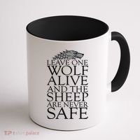 Leave One Wolf Alive And The Sheep Are Never Safe Coffee Mug thumb 1
