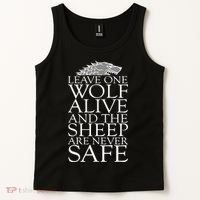 Leave One Wolf Alive And The Sheep Are Never Safe Tank Top thumb 2