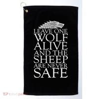 Leave One Wolf Alive And The Sheep Are Never Safe Golf Towel thumb 0