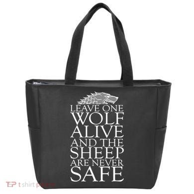 Leave One Wolf Alive And The Sheep Are Never Safe Tote Bag