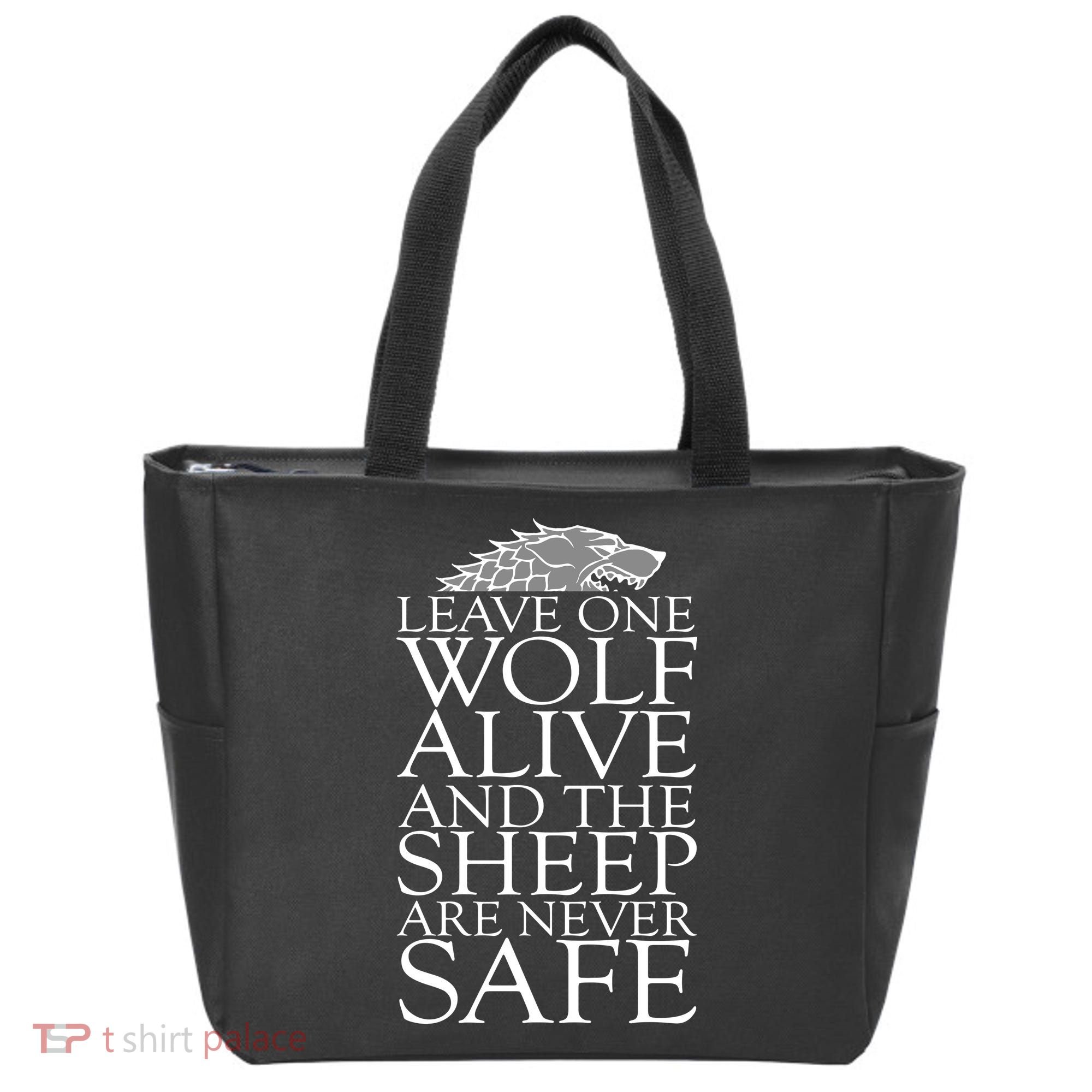 Leave One Wolf Alive And The Sheep Are Never Safe Tote Bag