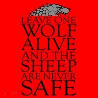 Leave One Wolf Alive And The Sheep Are Never Safe Santa Hat thumb 1