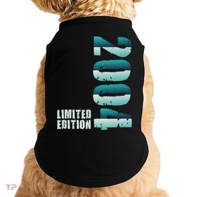 Limited Edition Birthday Made In 2004 Funny Gift Doggie Tank