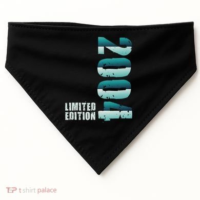Limited Edition Birthday Made In 2004 Funny Gift USA-Made Doggie Bandana