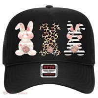 Leopard Easter Bunny Rabbit Trio Cute Easter Hat thumb 0