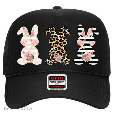 Leopard Easter Bunny Rabbit Trio Cute Easter Hat