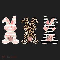 Leopard Easter Bunny Rabbit Trio Cute Easter Hat thumb 2