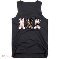 Leopard Easter Bunny Rabbit Trio Cute Easter Tank Top thumb 0