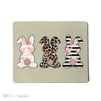 Leopard Easter Bunny Rabbit Trio Cute Easter Mousepad thumb 0