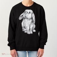 Lop Eared Bunny Rabbit Cute Gift Women's Sweatshirt thumb 0