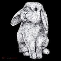 Lop Eared Bunny Rabbit Cute Gift Backpack thumb 2