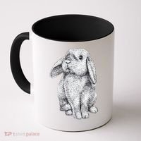 Lop Eared Bunny Rabbit Cute Gift Coffee Mug thumb 0