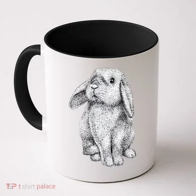 Lop Eared Bunny Rabbit Cute Gift Coffee Mug