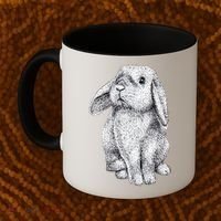 Lop Eared Bunny Rabbit Cute Gift Coffee Mug thumb 2