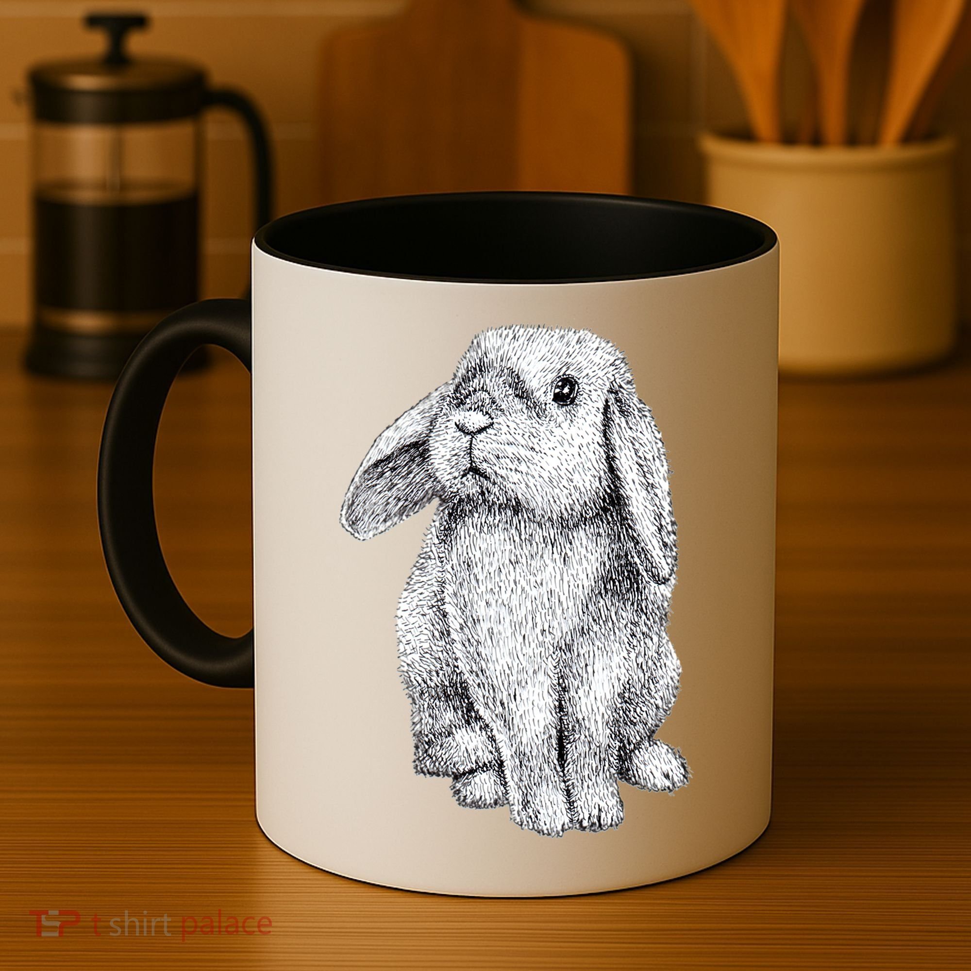Lop Eared Bunny Rabbit Cute Gift Coffee Mug