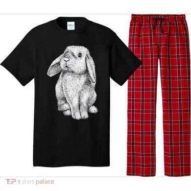 Lop Eared Bunny Rabbit Cute Gift Pajama Set