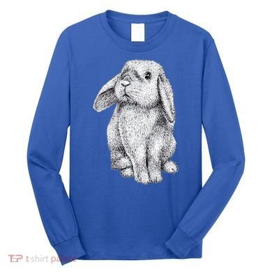 Lop Eared Bunny Rabbit Cute Gift Long Sleeve Shirt