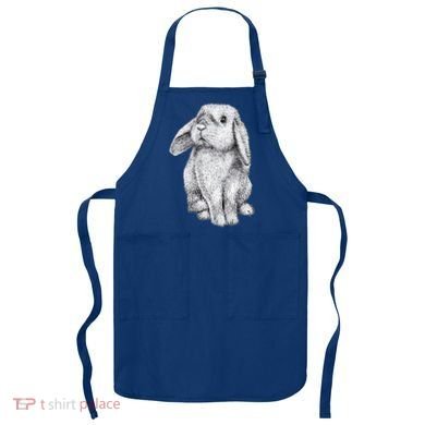 Lop Eared Bunny Rabbit Cute Gift Apron