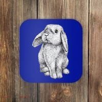 Lop Eared Bunny Rabbit Cute Gift Coaster thumb 0
