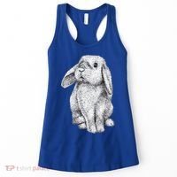 Lop Eared Bunny Rabbit Cute Gift Women's Tank Top thumb 0