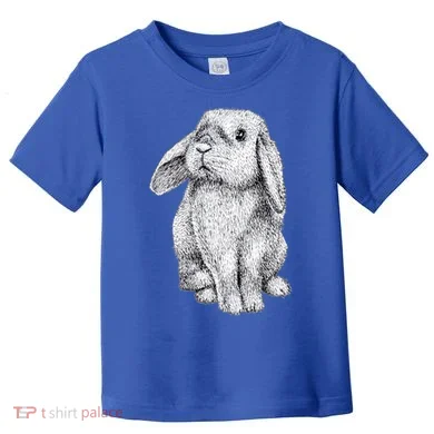 Lop Eared Bunny Rabbit Cute Gift Toddler T-Shirt