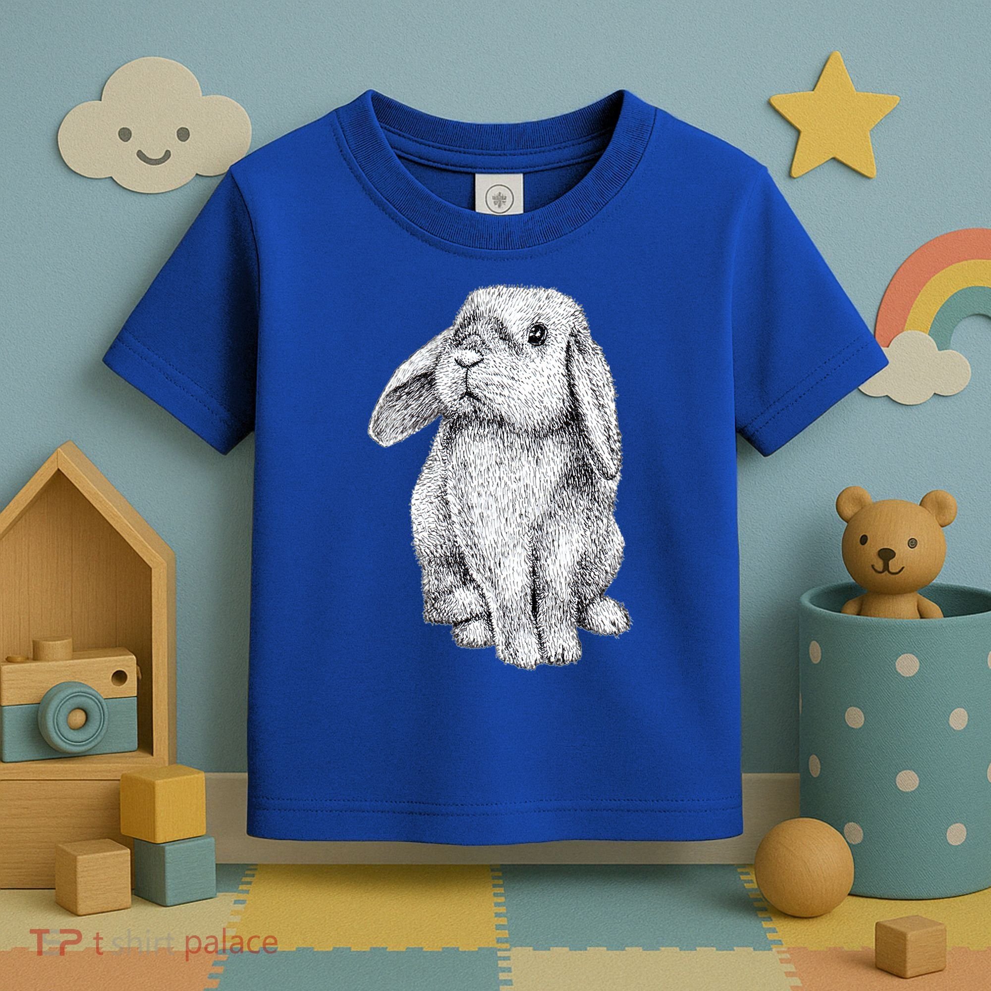 Lop Eared Bunny Rabbit Cute Gift Toddler T-Shirt