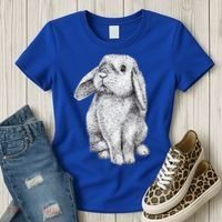 Lop Eared Bunny Rabbit Cute Gift Women's T-Shirt thumb 3