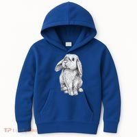 Lop Eared Bunny Rabbit Cute Gift Kids Hoodie thumb 0