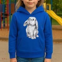 Lop Eared Bunny Rabbit Cute Gift Kids Hoodie thumb 3
