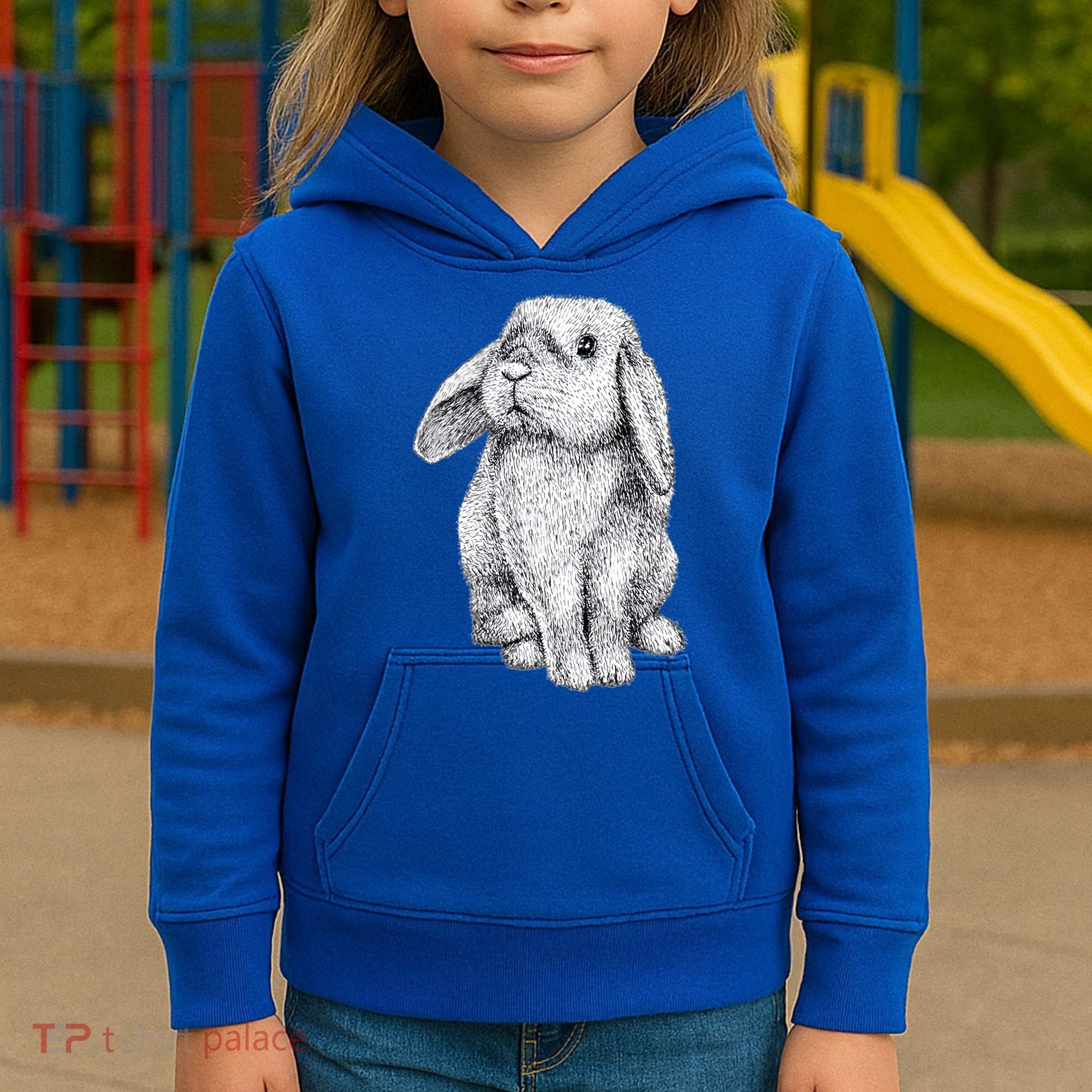 Lop Eared Bunny Rabbit Cute Gift Kids Hoodie