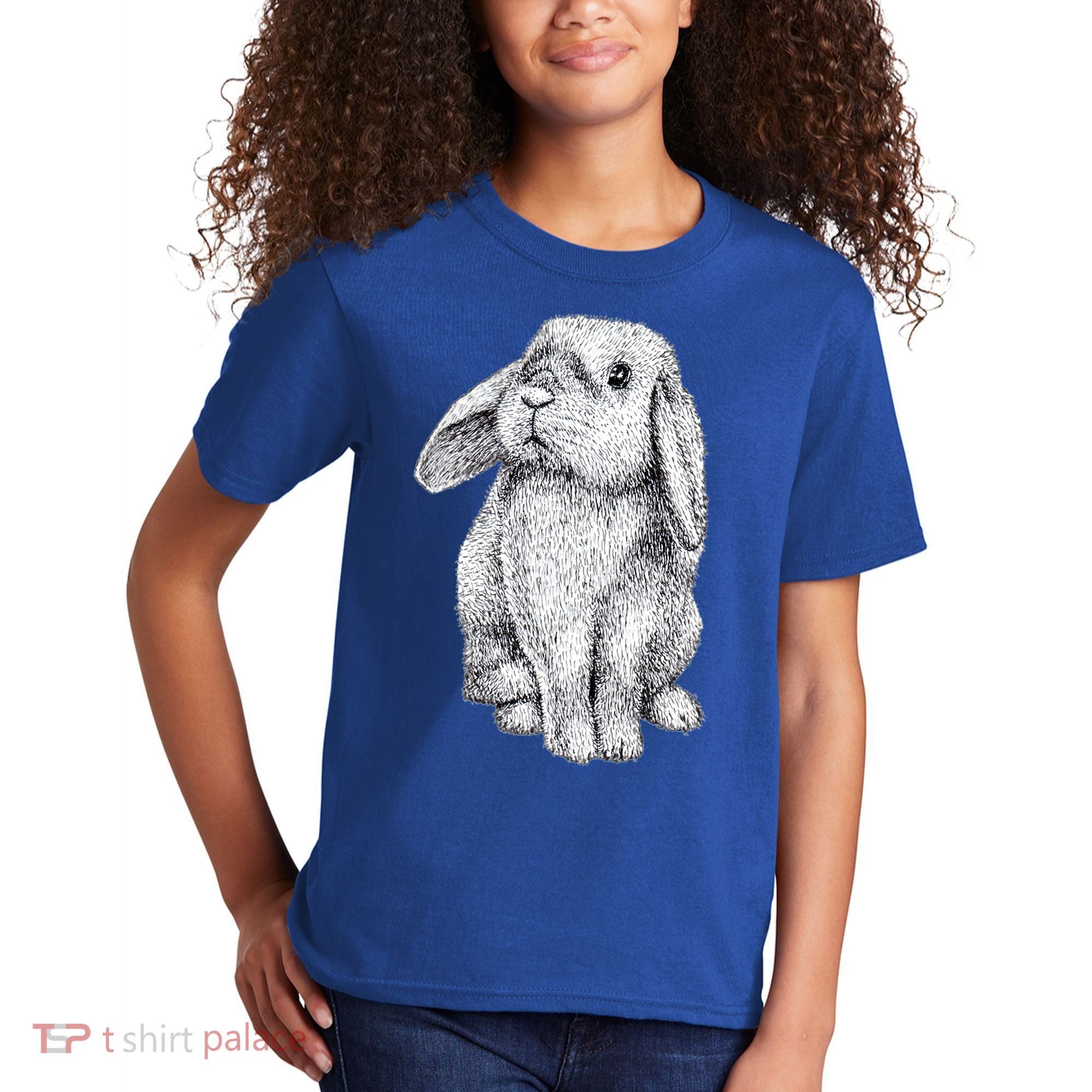 Lop Eared Bunny Rabbit Cute Gift Kids T-Shirt