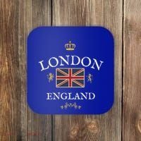 London England British Union Jack Flag Great Britain Uk Gift Coaster thumb 0