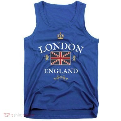London England British Union Jack Flag Great Britain Uk Gift Tank Top
