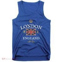 London England British Union Jack Flag Great Britain Uk Gift Tank Top thumb 0