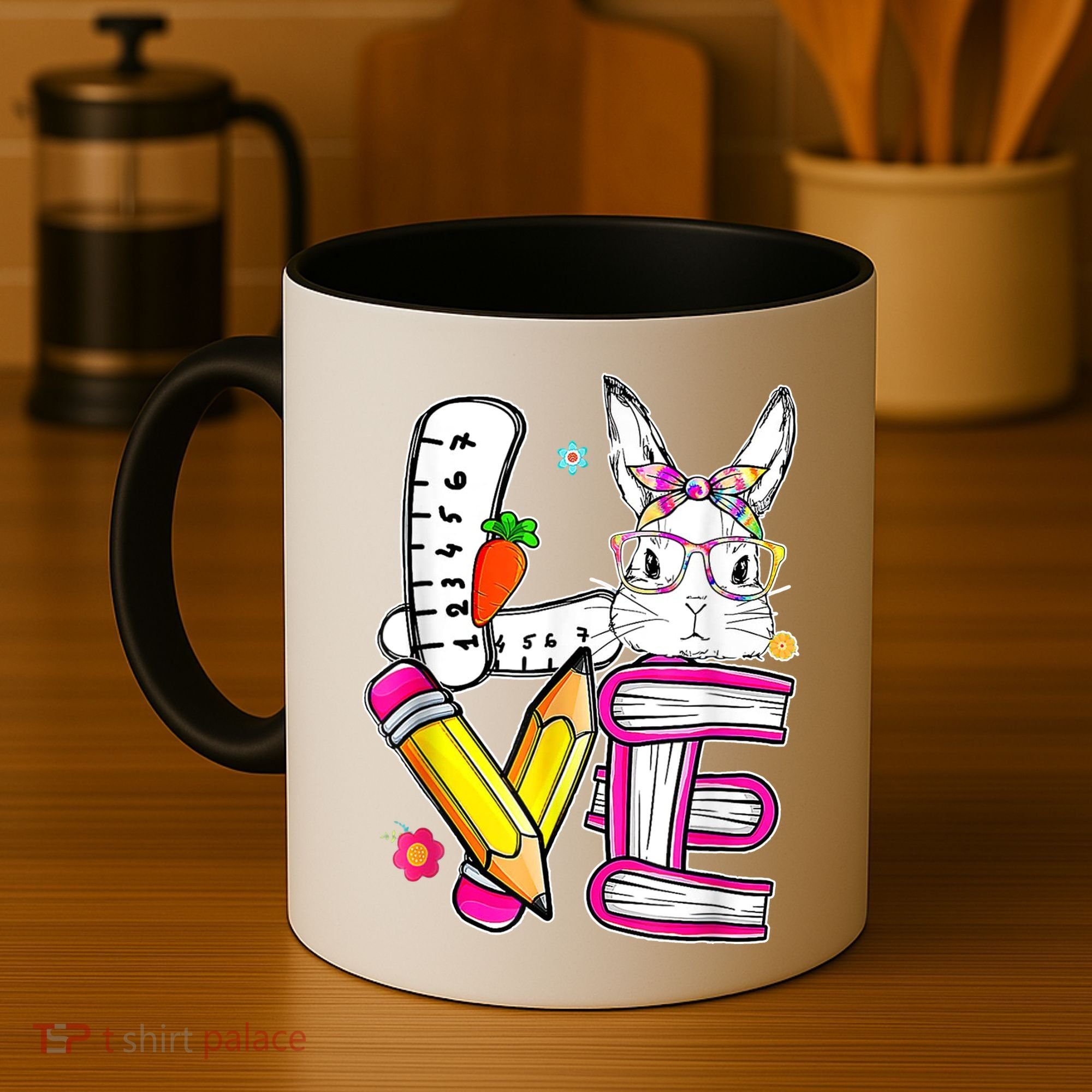 Love Easter Bunny School Coffee Mug