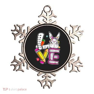 Love Easter Bunny School Ornament