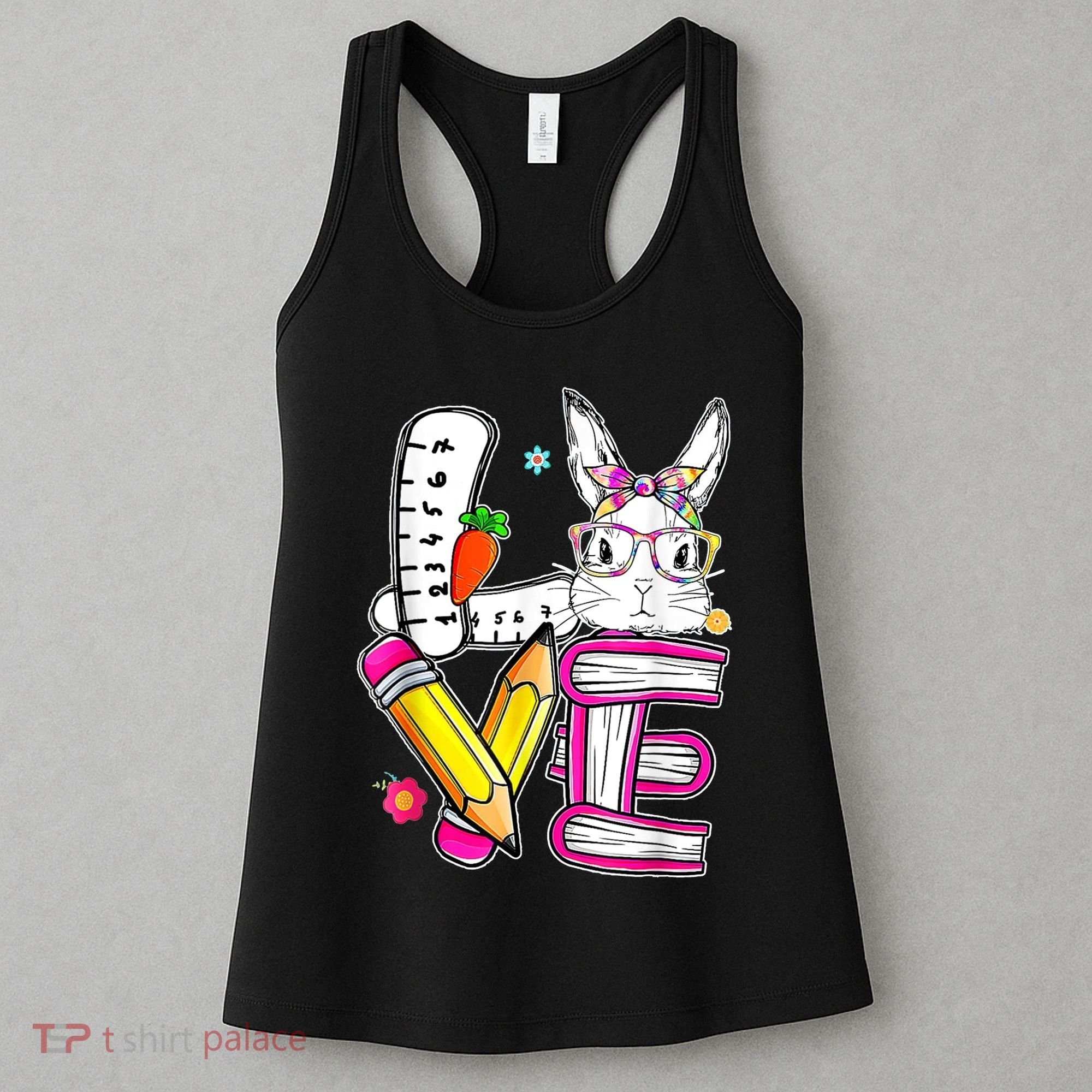 Love Easter Bunny School Women's Tank Top